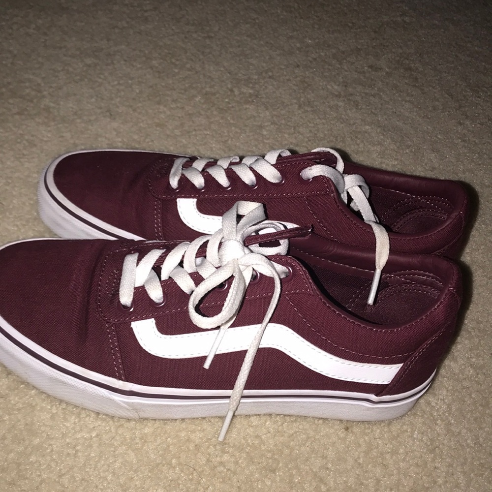 VANS maroon